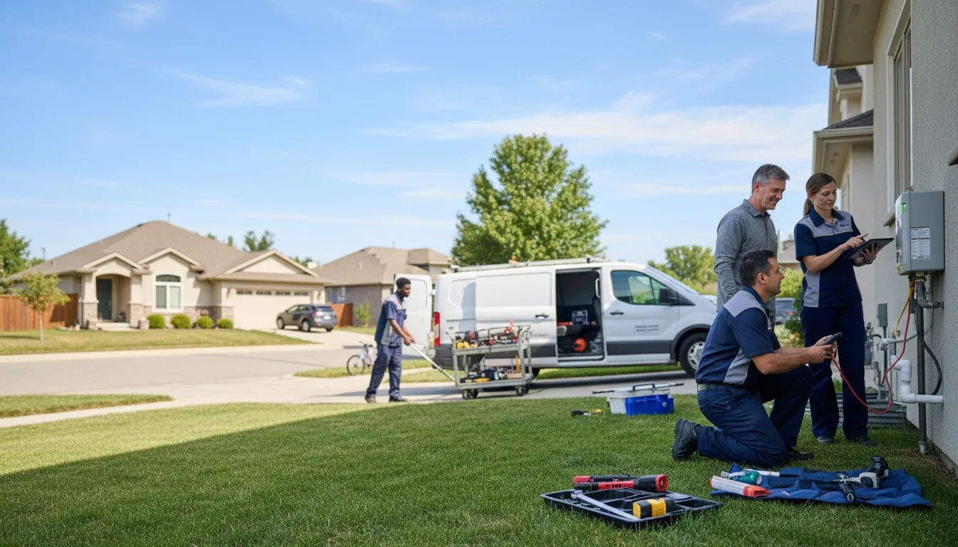Tankless water heater service in Malaga, NM